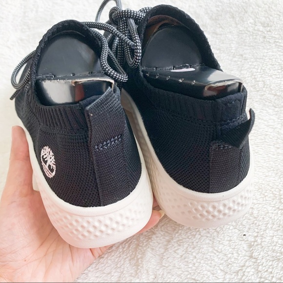 NIB Timberland Flyroam GoKnit Oxford Black Lace-up Sneaker 38​ - Picture 4 of 7